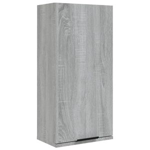 vidaXL Wand-Badschrank Grau Sonoma 32x20x67 cm