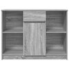 vidaXL Sideboard mit Schublade Grau Sonoma 101x35x76 cm Holzwerkstoff