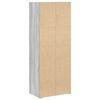 vidaXL Bücherregal Grau Sonoma 40x24x102 cm Holzwerkstoff