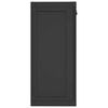 vidaXL Gartenschrank Schwarz 97x37x85 cm PP