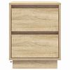 vidaXL Nachttisch Sonoma-Eiche 39 x 34,5 x 50 cm Holzwerkstoff