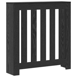 vidaXL Heizk&ouml;rperabdeckung Schwarz Eichen-Optik 78 x 20 x 82 cm