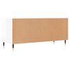 vidaXL TV-Schrank Hochglanz-Wei&szlig; 100x34,5x44,5 cm Holzwerkstoff