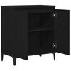 vidaXL Sideboard Schwarz Eichen-Optik 60 x 35 x 70 cm Holzwerkstoff