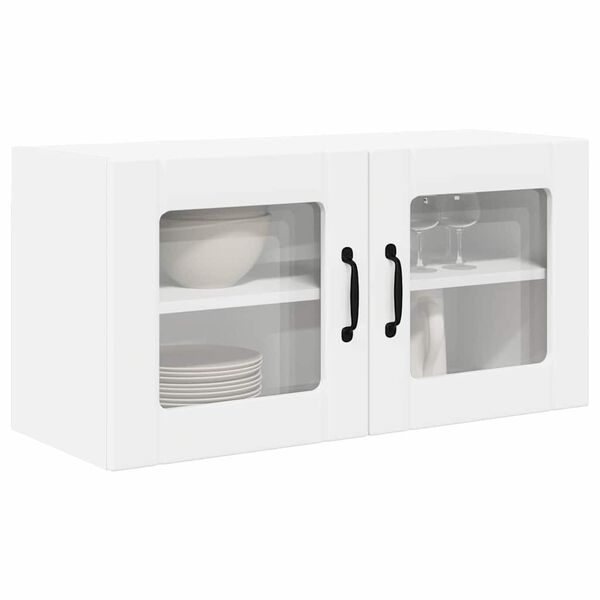 vidaXL K&uuml;chenschrank mit Regal Wei&szlig; 80 x 31 x 40 cm Holzwerkstoff