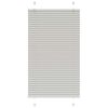 vidaXL Plissee Hellgrau 70x150 cm Stoffbreite 69,4 cm Polyester