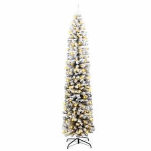 vidaXL K&uuml;nstlicher Weihnachtsbaum mit 300 LEDs mit St&auml;nder Gr&uuml;n 180 cm