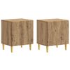 vidaXL Nachttisch 2 stk. Artisan-Eiche 43 x 34,5 x 50 cm Holzwerkstoff