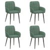 vidaXL Esszimmerst&uuml;hle 4 pcs Samt Meergr&uuml;n 57 x 50 x 85 cm