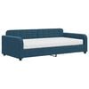 vidaXL Tagesbett mit Matratze Blau 100x200 cm Samt