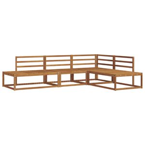 vidaXL Outdoor-Sofagarnitur Natur Massivholz Akazie