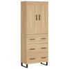 vidaXL Highboard Sonoma-Eiche 69,5x34x180 cm Holzwerkstoff