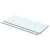 vidaXL Regalb&ouml;den 2 Stk. Glas Transparent 50x15 cm