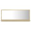 vidaXL Badspiegel Sonoma-Eiche 90x10,5x37 cm Holzwerkstoff