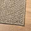 vidaXL Teppich ZIZUR Beige 240x240 cm Jute-Optik Indoor und Outdoor
