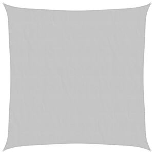 vidaXL Sonnensegel Hellgrau 2x2 m 100 % Polyester Oxford