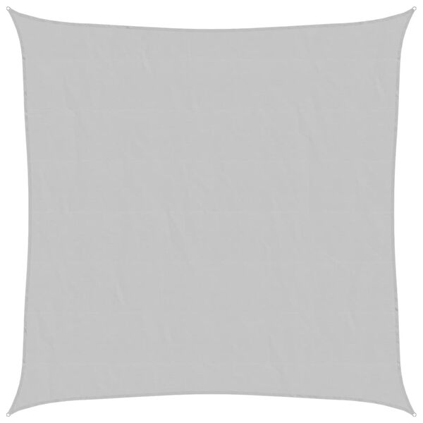 vidaXL Sonnensegel Hellgrau 2x2 m 100 % Polyester Oxford