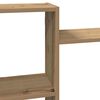 vidaXL Wandregal Artisan-Eiche 159x18x65 cm Holzwerkstoff