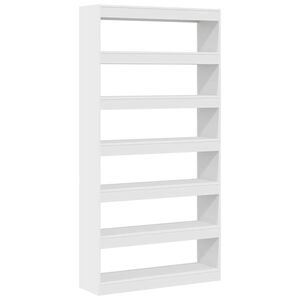 vidaXL B&uuml;cherregal Wei&szlig; 100 x 30 x 198 cm Holzwerkstoff