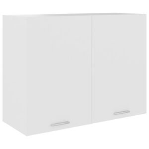 vidaXL H&auml;ngeschrank Lyon Wei&szlig; 80x31x60 cm Holzwerkstoff