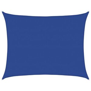 vidaXL Sonnensegel 160 g/m&sup2; Rechteckig Blau 6x7 m HDPE