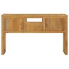 vidaXL Konsolentisch 120x32x75 cm Teak Massivholz