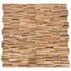 vidaXL 3D-Wandverkleidung 10 Stk. 1,08 m&sup2; Massivholz Teak