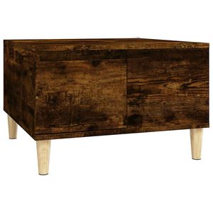 vidaXL Couchtisch R&auml;uchereiche 55x55x36,5 cm Holzwerkstoff