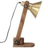 vidaXL Schreibtischlampe 25 W Antik-Messing 23x13x52 cm E27