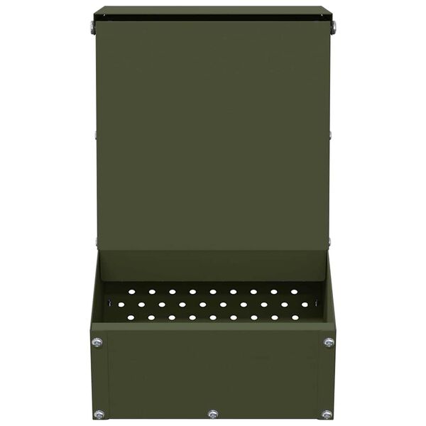 vidaXL Kaninchenf&uuml;tterer Olive Gr&uuml;n 17,5 x 26 x 28,5 cm