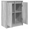 vidaXL Sideboard Grau Sonoma 57x34x76 cm Holzwerkstoff