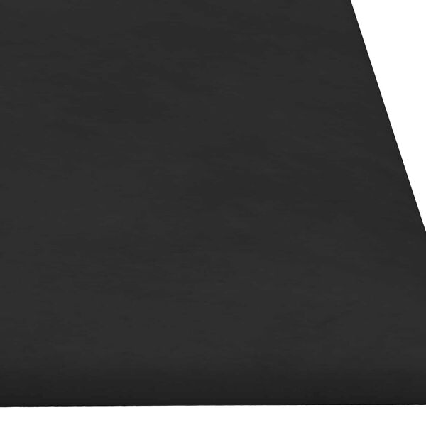 vidaXL Wandkopfteilen 12 pcs Schwarz 90 x 30 cm Samt