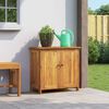 vidaXL Gartenschrank 75x35x70 cm Massivholz Akazie