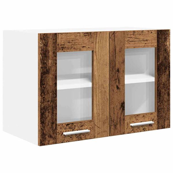 vidaXL H&auml;ngeschrank mit Speicher Altholz 60 x 31 x 40 cm Holzwerkstoff