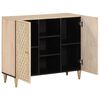 vidaXL Beistellschrank 90x33x75 cm Massivholz Mango