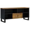 vidaXL TV-Schrank 100x33x46 cm Massivholz Mango & Holzwerkstoff