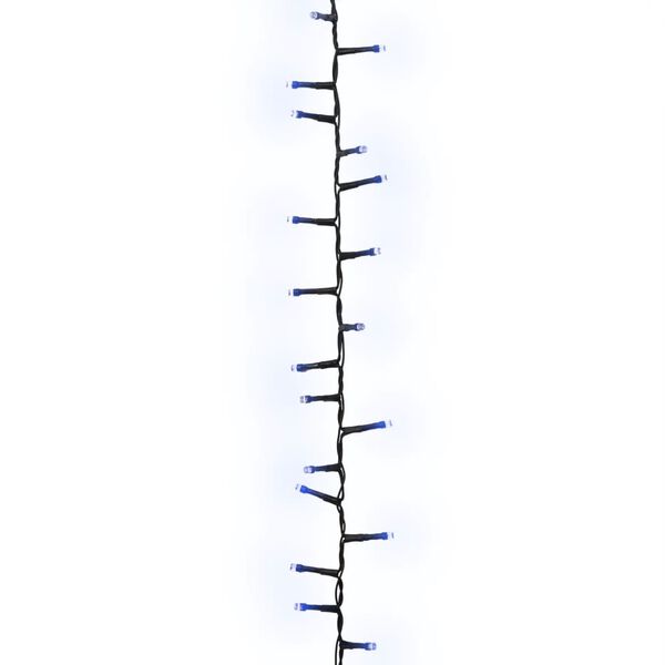 vidaXL LED-Lichterkette mit 400 LEDs Blau 13 m PVC