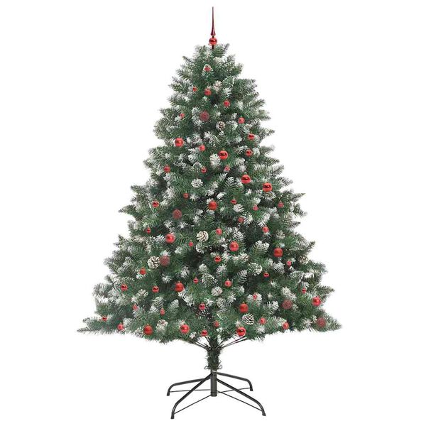 vidaXL K&uuml;nstlicher Weihnachtsbaum mit 300 LEDs mit St&auml;nder Gr&uuml;n 240 cm
