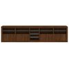 vidaXL Sideboard mit LED-Leuchten Braun Eichen-Optik 283x37x67 cm