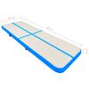 vidaXL Aufblasbare Gymnastikmatte mit Pumpe 300x100x15 cm PVC Blau