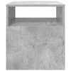 vidaXL Beistelltisch Beton Grau 40,5 x 40 x 45 cm Holzwerkstoff