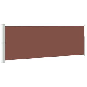 vidaXL Ausziehbare Seitenmarkise 160x500 cm Braun