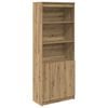 vidaXL Highboard Artisan-Eiche 70x35x180 cm Holzwerkstoff