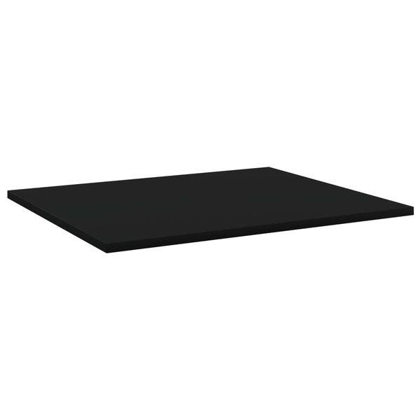 vidaXL B&uuml;cherregal-Bretter 8 Stk. Schwarz 60x50x1,5 cm Holzwerkstoff
