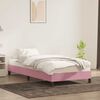 vidaXL Bettgestell ohne Matratze Rosa 80x210 cm Samt