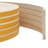 vidaXL Selbstklebende Fensterdichtung Wei&szlig; 8 x 3 mm 12 m