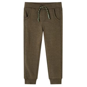 vidaXL Kinder-Trainingshose Khaki Melange 92