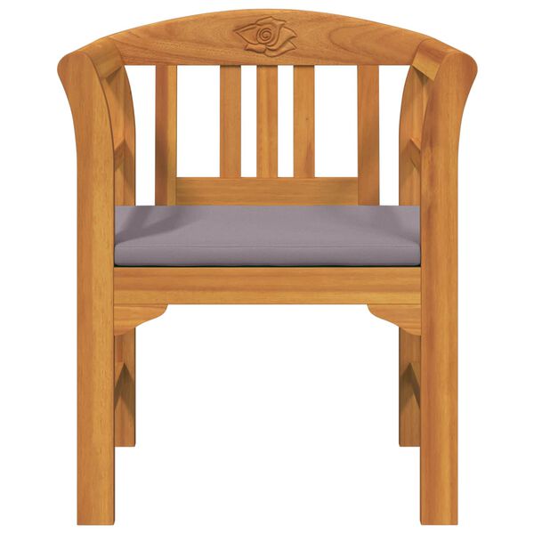 vidaXL Rosenbank Natur 68,5 x 46 x 82,5 cm Massivholz Akazie