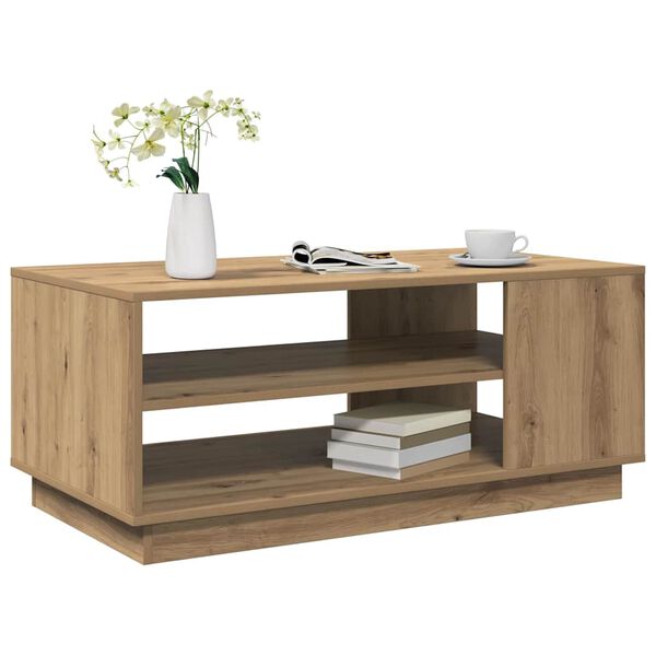 vidaXL Couchtisch Artisan-Eiche 102x55x43 cm Holzwerkstoff