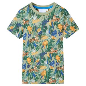 vidaXL Kinder-Kurzarmshirt Mehrfarbig 116